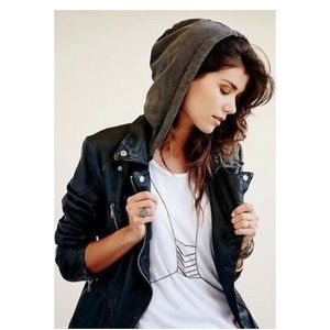 Free People Leather Jacket